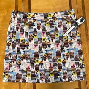 NWT Charlie B Skirt/skort with elastic pull on waist and built in shorts